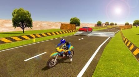 跑车与摩托车赛车游戏图片