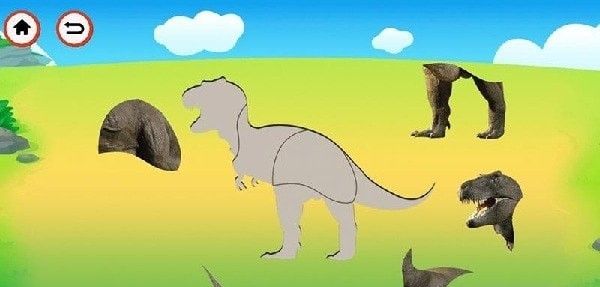 恐龙智力拼图我最强图片